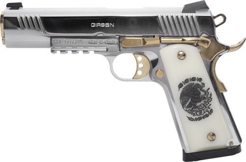 G391053_LEFT_1.jpg GIRSAN MC1911S LIBERADORE II - 9MM 10RD CHROME GOLD ENGRAVED