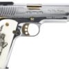GIRSAN MC1911S WE THE PEOPLE - 9MM GOVT 5" CHROME/GOLD 9RD