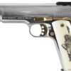 GIRSAN MC1911S WE THE PEOPLE - 9MM GOVT 5" CHROME/GOLD 9RD