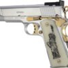 GIRSAN MC1911S WE THE PEOPLE - 9MM GOVT 5" CHROME/GOLD 9RD
