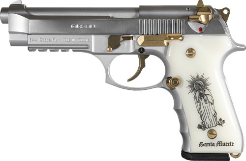 GIRSAN REGARD LIBERADORE 9MM - GOLD/CHROME ENGRAVED 18-SHOT