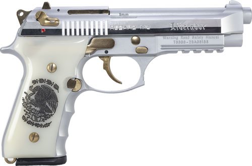 G391089_1.jpg GIRSAN REGARD LIBERADORE II - 9MM GOLD/CHROME ENGR.18-SHOT