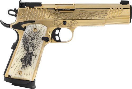 G391093_2.jpg GIRSAN MC1911 DELUXE GOLD GOVT - 38 SUPER 10RD ENGRAVED