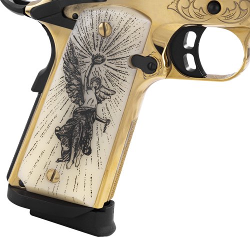 G391093_GRIP_2.jpg GIRSAN MC1911 DELUXE GOLD GOVT - 38 SUPER 10RD ENGRAVED