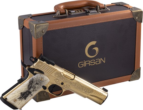 G391093_W-CASE_2.jpg GIRSAN MC1911 DELUXE GOLD GOVT - 38 SUPER 10RD ENGRAVED