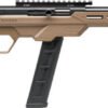 SAVAGE 64 PRECISION 22LR 20RD - 16.5" HB SYNTHETIC CHASSIS FDE