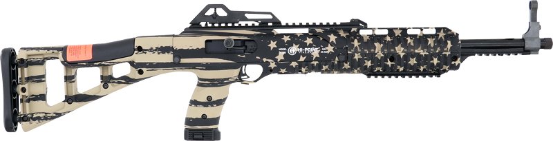 G4595TSFLGFDE.jpg HI-POINT CARBINE 45ACP 17.5" - TB 9RD GRAND UNION FLAG FDE