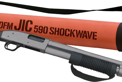 MOSSBERG 590 SHOCKWAVE JIC - 12GA 3" STAINLESS CERAKOTE
