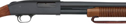 MOSSBERG 590 NIGHTSTICK 20GA - 3" 6RD 14.375" BLUED/WALNUT