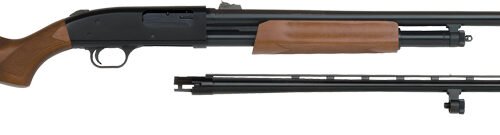MOSSBERG 500 COMBO 12GA 3" - 28"VR 24"RIFLED BLUED HARDWOOD