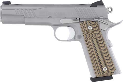 SAVAGE 1911 45ACP 5" S/S - ADJ REAR SIGHT 8RD G10 GRIP