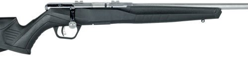 SAVAGE B17FVSS 17HMR 21" S/S - HEAVY BBL ACU-TGR BLACK SYN