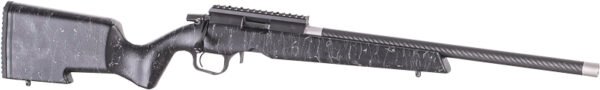 CHRISTENSEN RANGER 22LR 18" - CF BBL/STOCK BLACK W/GREY WEB