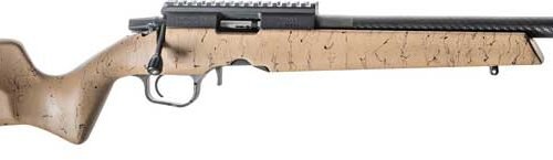 CHRISTENSEN RANGER 22WMR 18" - CF BBL/STOCK TAN W/BLACK WEB