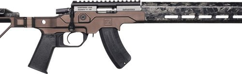 CHRISTENSEN MPR RIMFRE 22WMR - 16" CF/CHASSIS BROWN ADJ FLDG