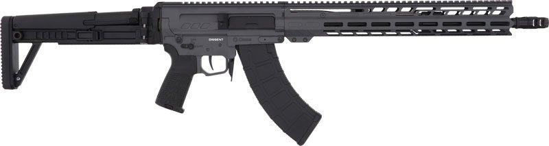 G86AD60BSG.jpg CMMG RIFLE DISSENT MK47 7.62x - 39 16.1" 30RD FOLDING STK GREY