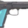 CZ CUSTOM SHADOW 2 ACCU 9MM FS - 17-SHOT BLACK POLY BLUE GRIPS