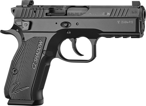 CZ SHADOW 2 CARRY OR 9MM FS - 15-SHOT BLK NITRIDE BLACK GRIP