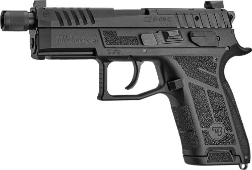 G91661 CZ P-09 C NOCTURNE SR OR 9MM - FS 17-SHOT BLACK