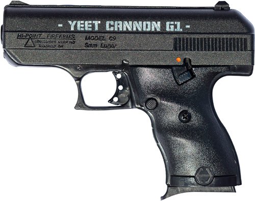 G916G1YC.jpg HI-POINT PISTOL C9 9MM - 8RD YEET CANNON G1 BLACK