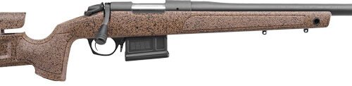BERGARA B14 HMR 308 WIN 20" - BLACK CERA/BROWN MINI CHASSIS