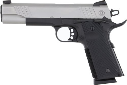 BERSA B1911 45ACP SS/BLACK - 5" BBL VZ GRIP W/ SIGHTS 8RD