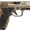 BLACK RAIN FRONTLINE 9MM - PISTOL TRUMP CUSTOM 15RD GOLD