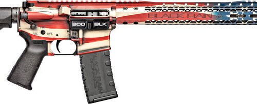 BLACK RAIN SPEC+ PATRIOT RIFLE - 300BLK 16" AMERICAN FLAG 30RD