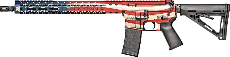 BLACK RAIN SPEC+ PATRIOT RIFLE - 300BLK 16" AMERICAN FLAG 30RD