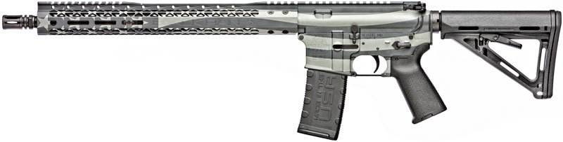 BLACK RAIN SPEC+ PATRIOT RIFLE - 300BLK 16" OBSIDIAN FLAG 30RD