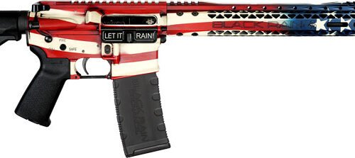 BLACK RAIN SPEC+ PATRIOT RIFLE - 5.56 16" AMERICAN FLAG 30RD