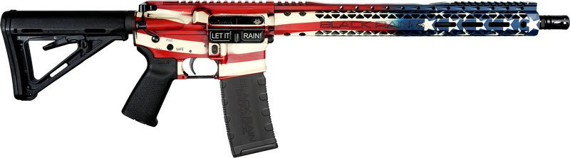 GBROPATAMERICA.jpg BLACK RAIN SPEC+ PATRIOT RIFLE - 5.56 16" AMERICAN FLAG 30RD