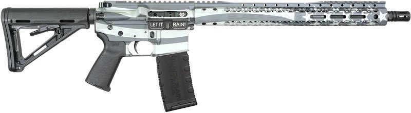 BLACK RAIN SPEC+ PATRIOT RIFLE - 5.56 16" OBSIDIAN FLAG 30RD