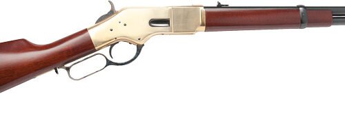 CIMARRON 1866 YELLOWBOY 32-20 - 19" BRASS/BLUED WALNUT