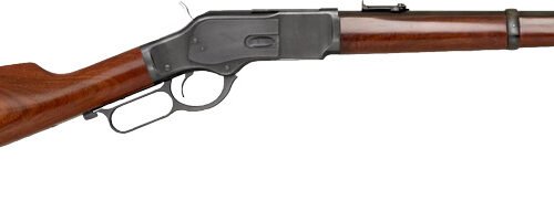 CIMARRON 1873 TRAPPER RIFLE - 357/38SP 16" BLUED WALNUT