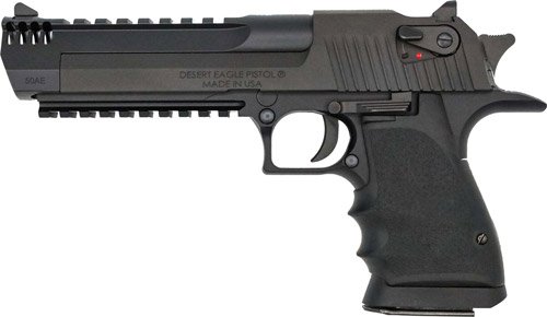 GDE357L6IMB_LEFT.jpg DESERT EAGLE MARK XIX 357 MAG - 6" BLACK ALUM FRAME CARBON SLD