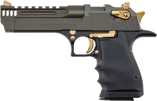GDE44L5MSG_LEFT.jpg DESERT EAGLE L5 SERIES 44MAG - 5" BLACK & GREEN CERAKOTE