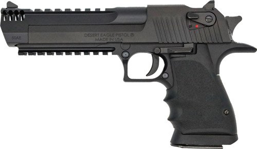 GDE50L6IMB_LEFT.jpg DESERT EAGLE MARK XIX 50AE - 6" BLACK ALUM FRAME CARBON SLD