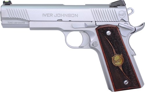 IVER JOHNSON EAGLE HC GEN2 - 1911 45ACP 8RD SATIN CHROME