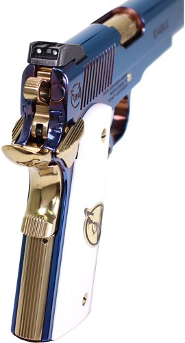 IVER JOHNSON EAGLE ULTRAMARINE - 1911 45ACP 8RD ULTRAMARINE PVD