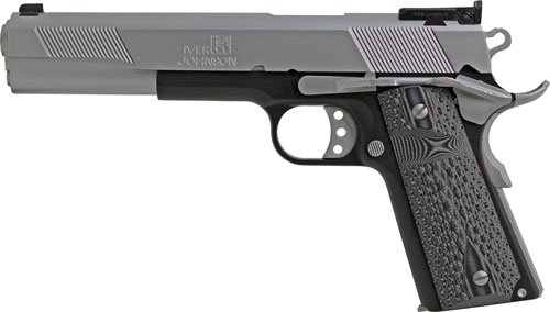 IVER JOHNSON EAGLE XL 2-TONE - 10MM 6" ADJ 8RD M.CHROME SLIDE