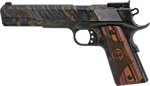IVER JOHNSON EAGLE XL 45ACP - 6" 8RD CASE COLORED WOOD