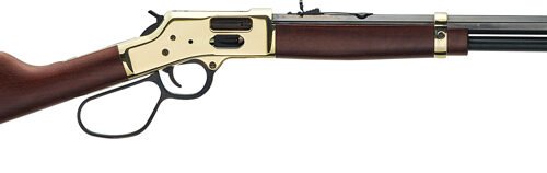 HENRY H6 BIG BOY BRASS 45LC - SIDE GATE 20" LARGE LOOP WLNT
