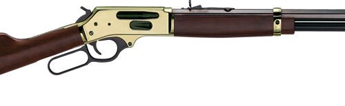 HENRY H9 BRASS SIDE GATE 30-30 - 20" BRASS WALNUT