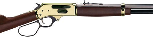 HENRY H9 BRASS SIDE GATE 30-30 - 20" OCTAGON BRASS WALNUT LL