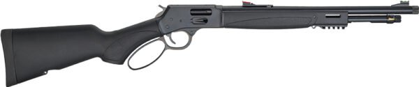 HENRY H12 X MODEL LEVER 44MAG - 17.4" TB BLUED BLACK SYN.