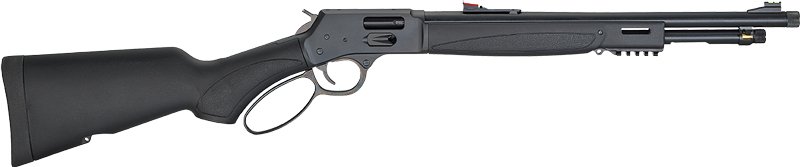 HENRY H12 X MODEL LEVER 44MAG - 17.4" TB BLUED BLACK SYN.