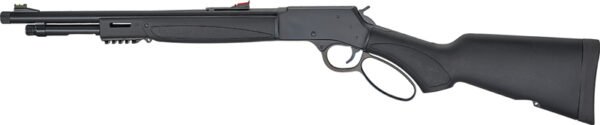 HENRY H12 X MODEL LEVER 44MAG - 17.4" TB BLUED BLACK SYN.