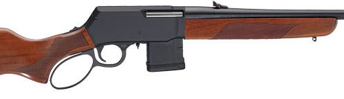 HENRY H23 LASR SUPREME 223REM - 18" THREADED BLUED WALNUT