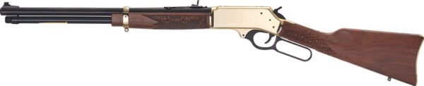 HENRY H24 SIGNATURE RIFLE - 360BH 20" BRASS WALNUT